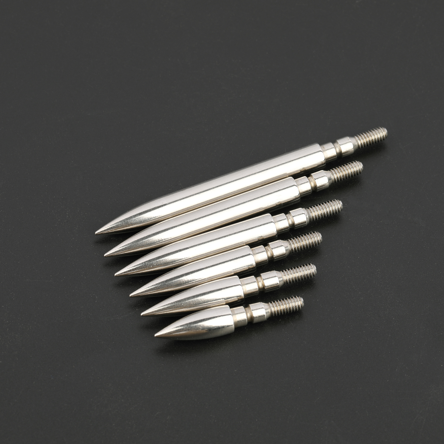 Archery Field Points Steel Arrow Tips 100-200gr Target Arrowhead 24X