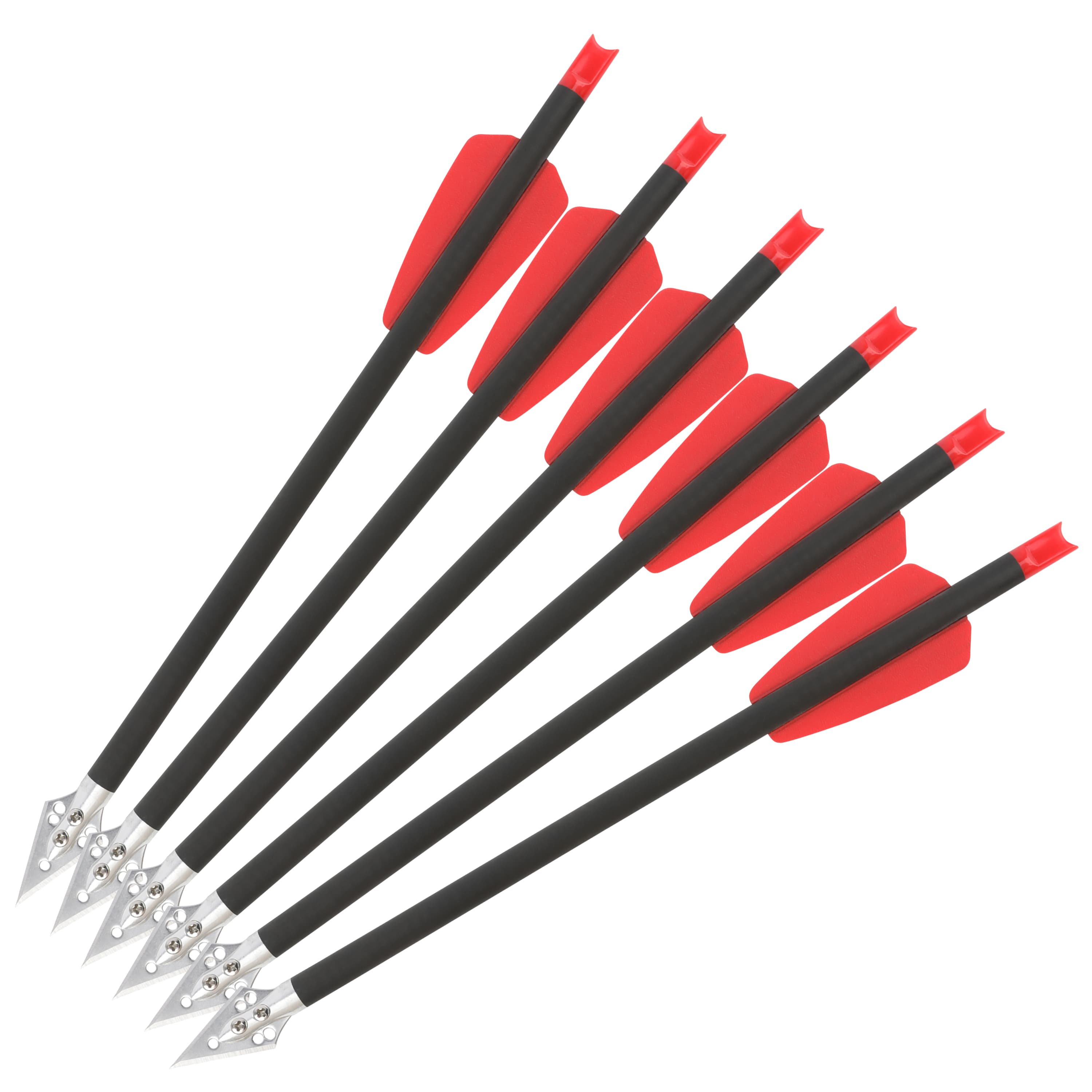 9" Pure Carbon Crossbow Bolts Fixed Blade Hunting & Target