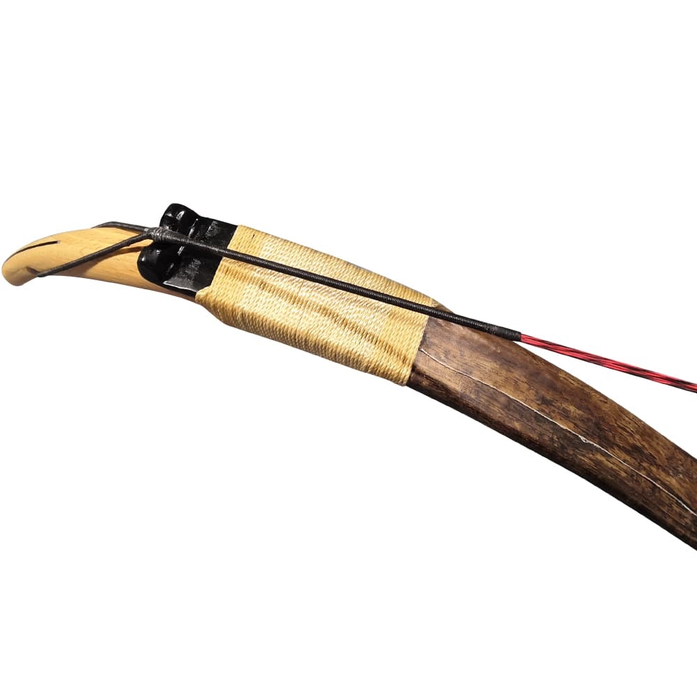 Turkish Traditional Bow Handcrafted Leather-Wrapped Recurve 53"