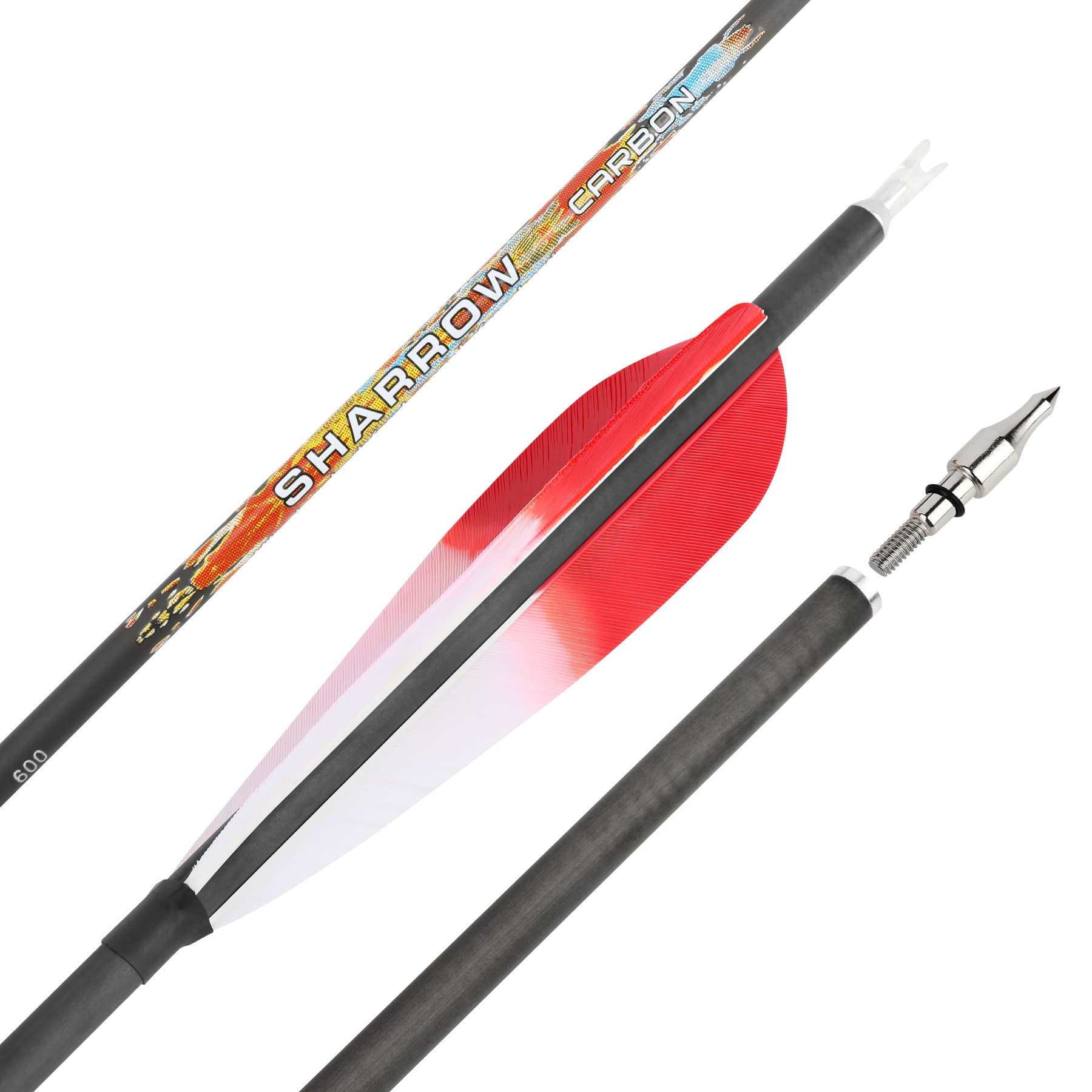 Pure Carbon Archery Arrows turkey feather 31" Recurve and Compound Bow