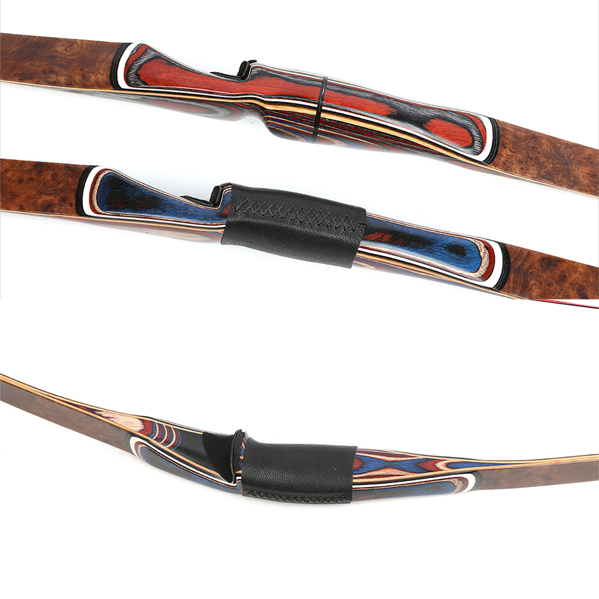 Traditional Takedown Triangle Bow LH RH 60" 20-55 lbs