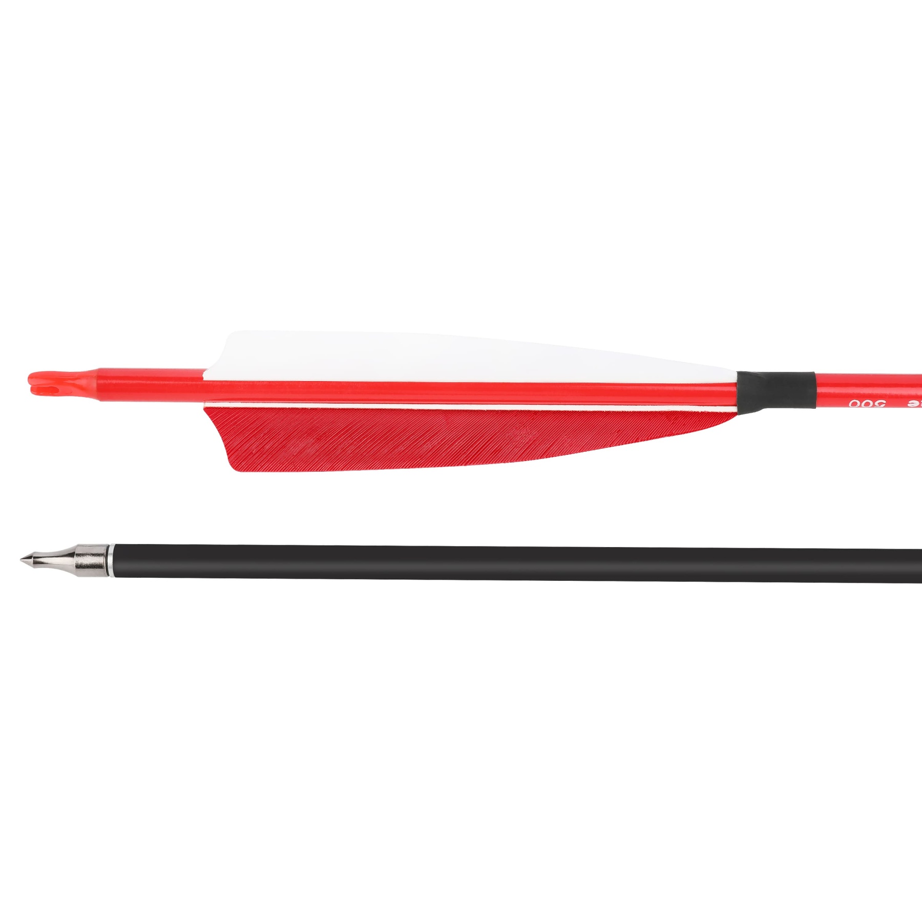 Fletching Carbon Arrows 500 Spine Turkey Feather Target & Hunting