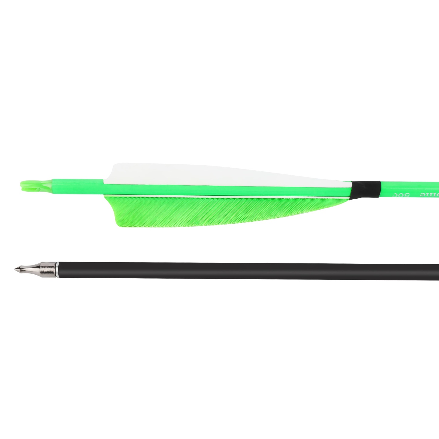 Fletching Carbon Arrows 500 Spine Turkey Feather Target & Hunting