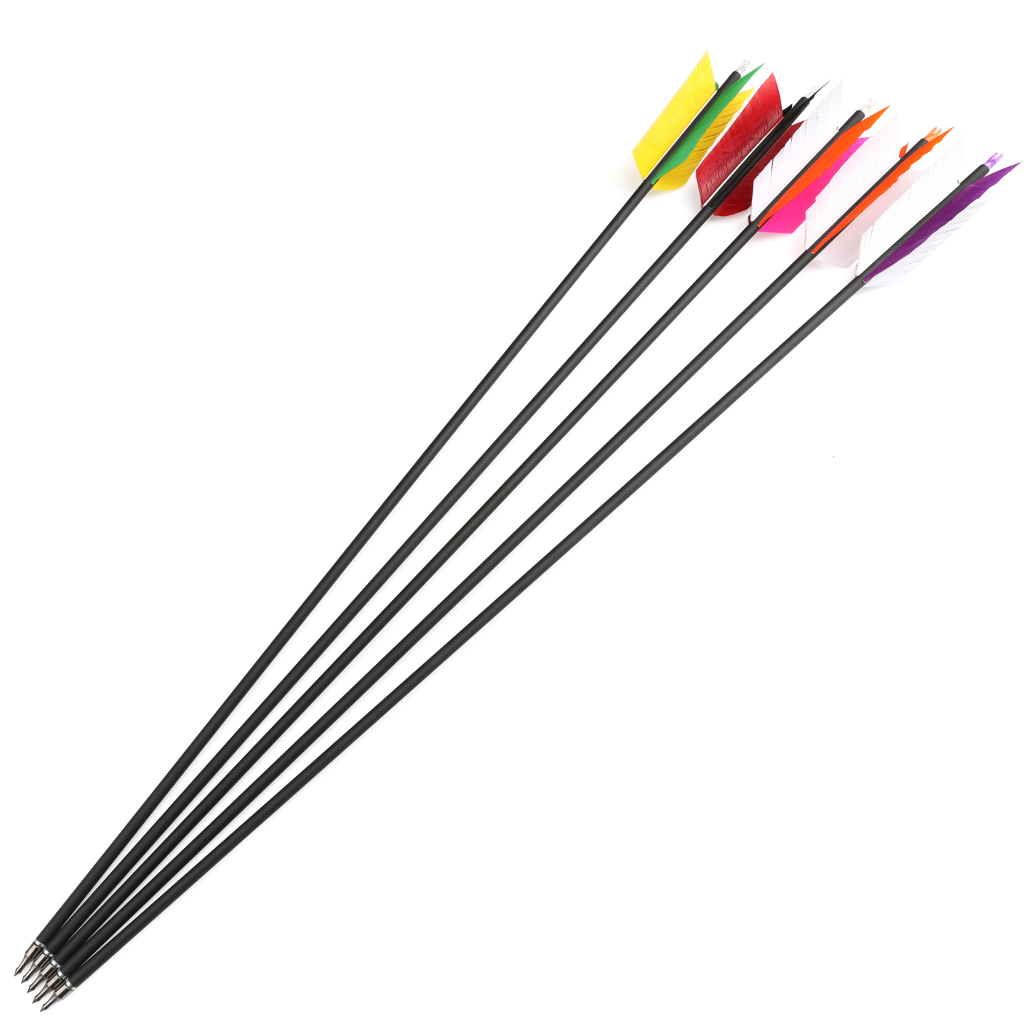 Carbon Arrows Turkey Flu-Flu Feather Spine 500 Recurve Bow Hunting