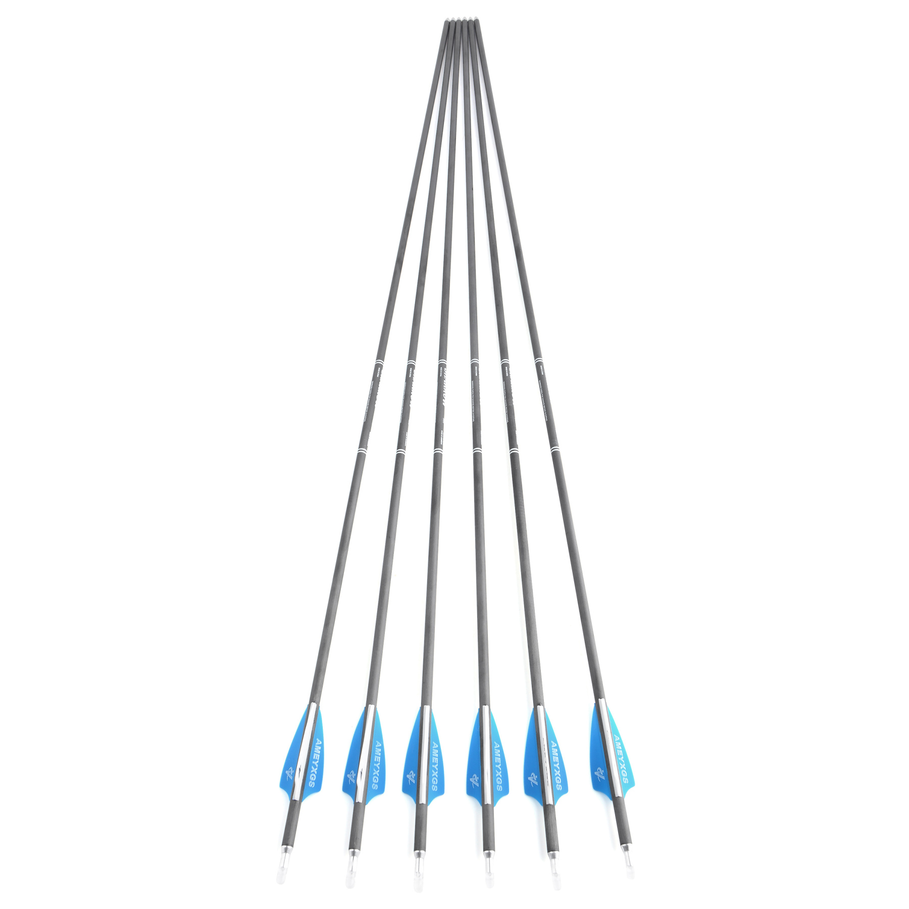 Pure Carbon Arrows 31" SP500-1200 4.2mm Archery Target Hunting