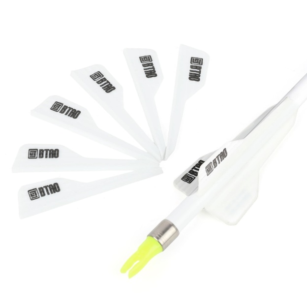 Archery Rubber Arrow Vanes 2.5" for DIY Fletching