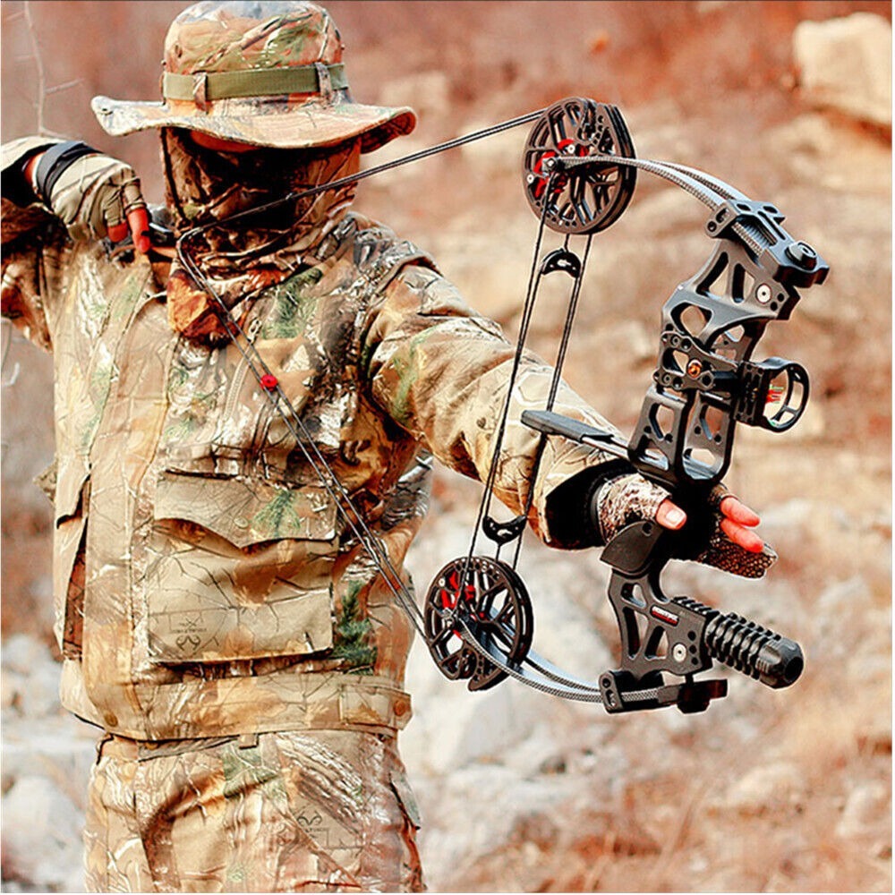 M109E Compound Bow and Arrow Set Steel Ball Shooting Hunting LH RH