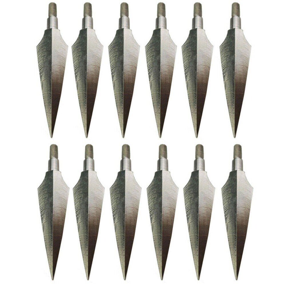 150-Grain Steel Hunting Arrowheads Screw-In Point
