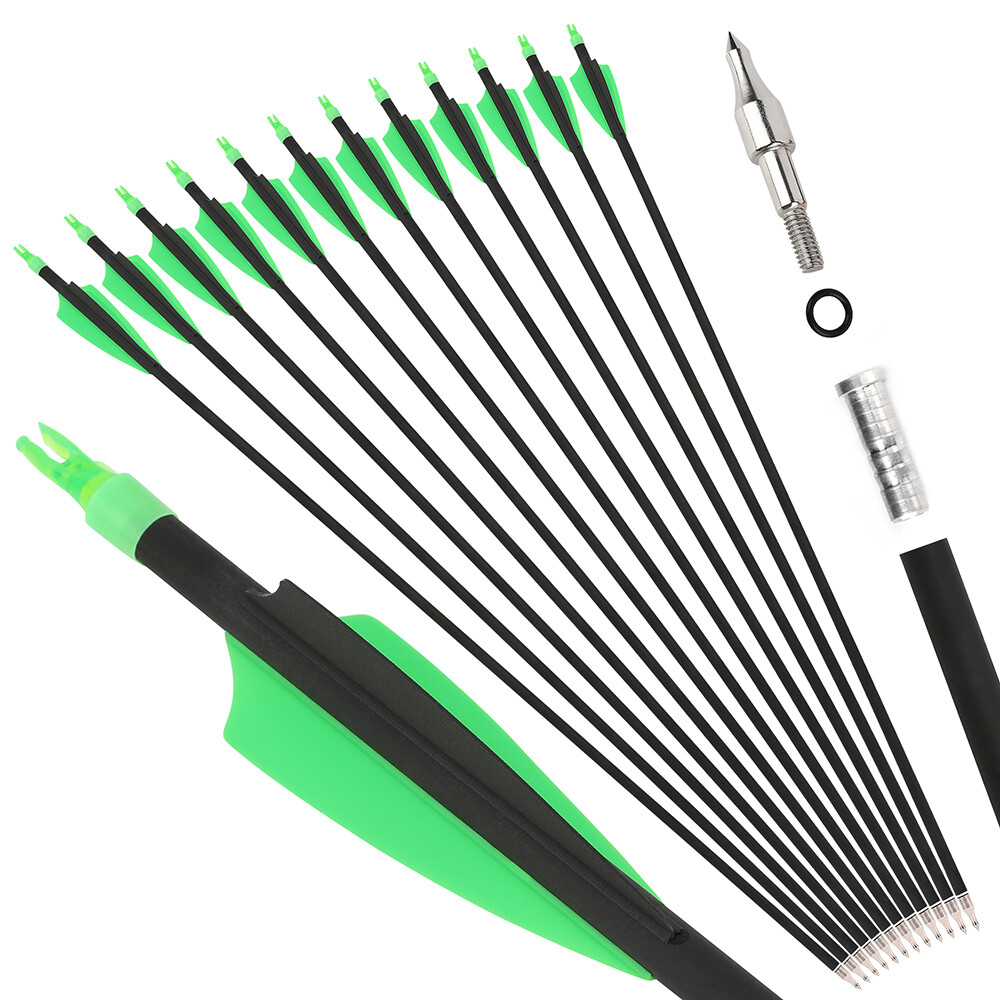 30" 500 Spine Carbon Arrows Target & Hunting
