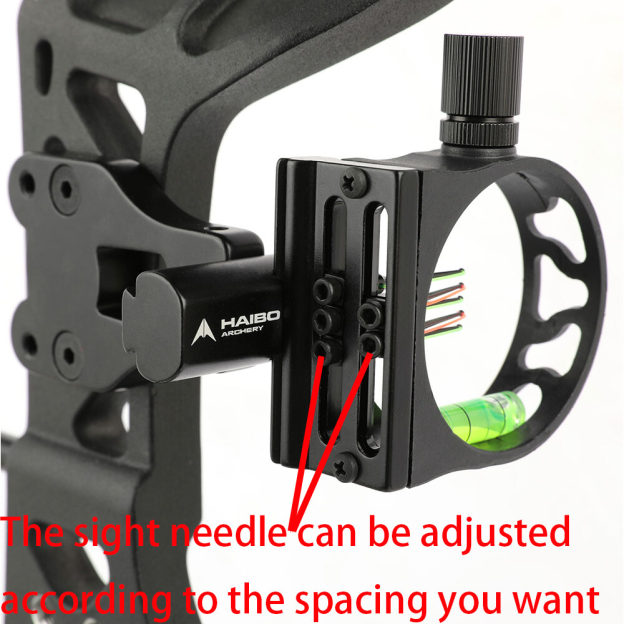 5-Pin Compound Bow Sight Entry-Level Hunting & Target Shooting