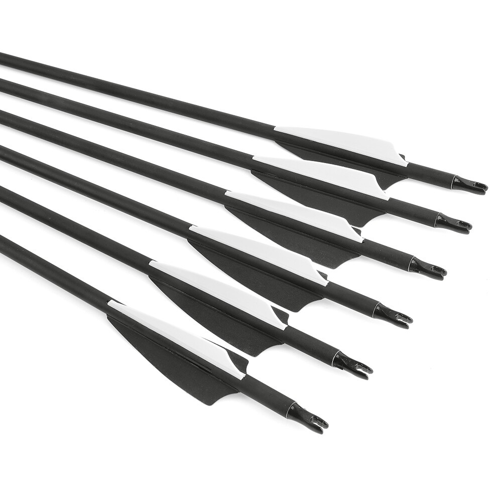 Archery Mixed Carbon Arrow 500 Spine Hunting & Target 28"/30"/31"