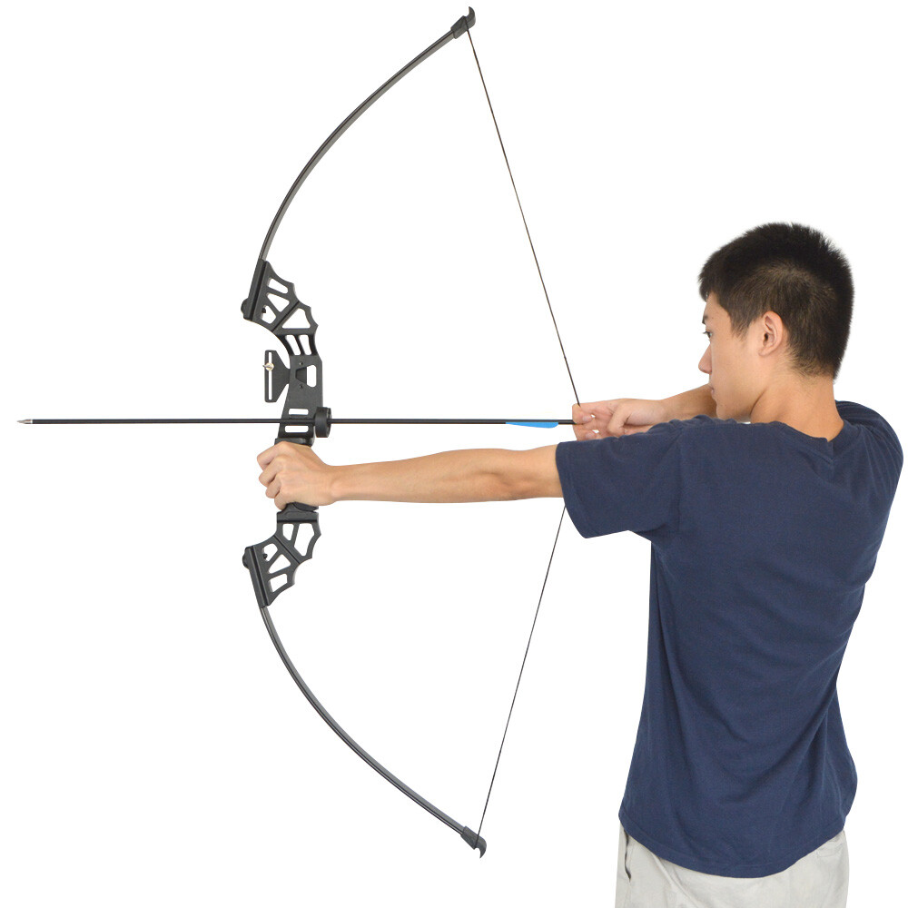 M122 Straight Bow Archery Kit for Beginners 30-50 lbs 53"