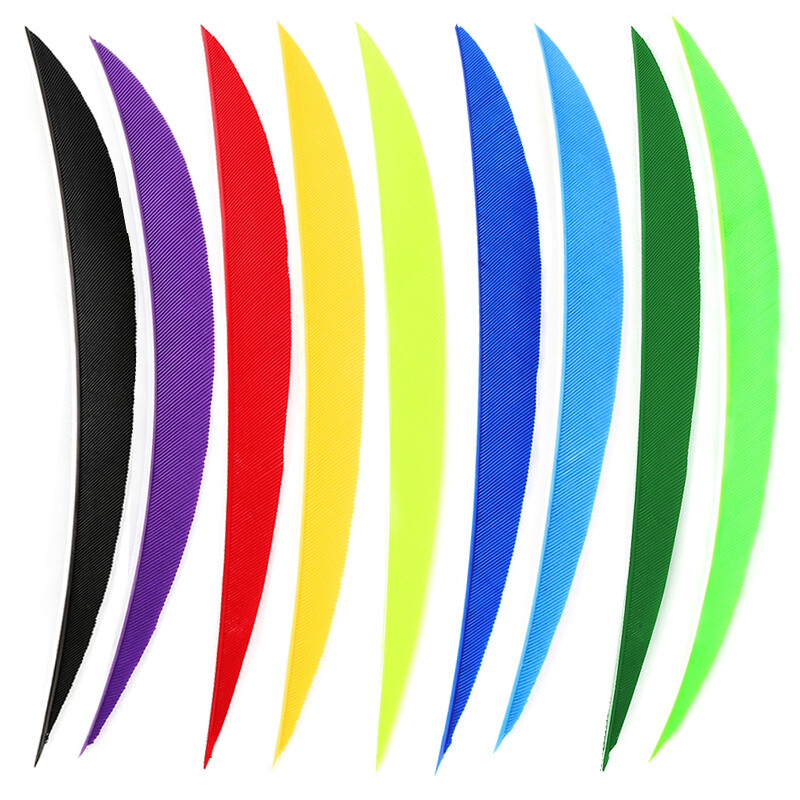 Natural Turkey Arrow Feathers 5" Traditional Fletching 50pcs