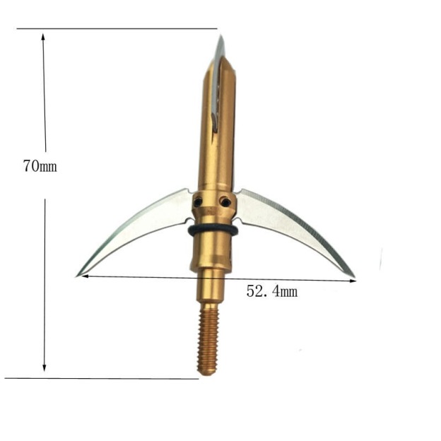 Archery Blade Arrowheads Broadheads 100gr Bow Fishing Hunting