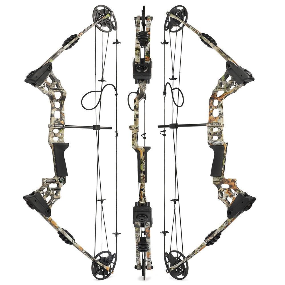 JUNXING Dragon X8 Compound Bow Set Hunting Fishing Arrow Kit 20-70 lbs