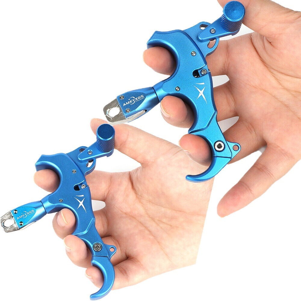 X1 Compound Bow Release Aids Grip Thumb 3 4 Fingers Caliper Trigger