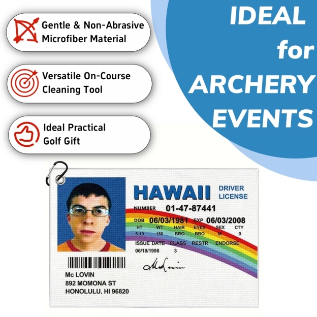 Golf Cleaning Towel High Polyester Printed Bags Golfers Wiping Clubs