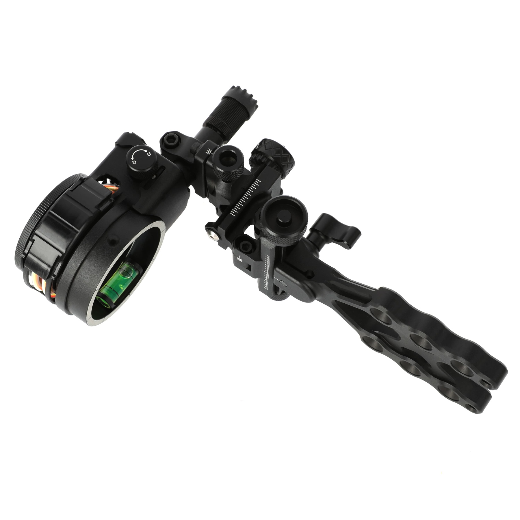 Topoint TX1550 Micro Adjustable Compound Bow Sight 5-Pin CNC Hunting