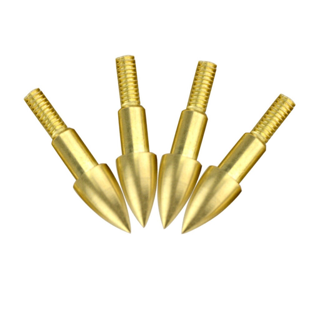 Bullet Arrowheads (60-100 Grains) Brass/Steel Field Points