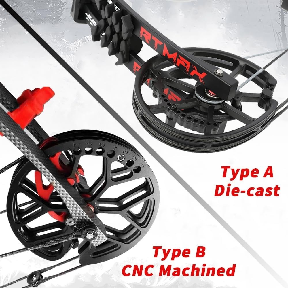 Junxing M109E Dual-use Hunting Compound Bow Kit Steel Ball CNC