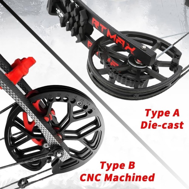 Junxing M109E Dual-use Hunting Compound Bow Kit Steel Ball CNC