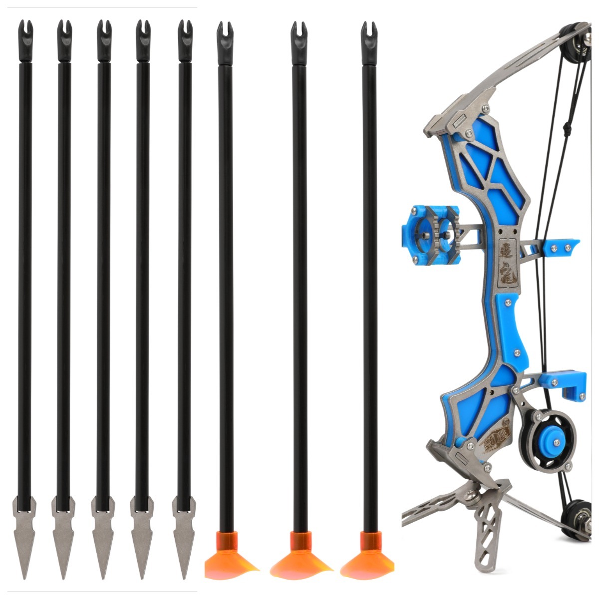 9" Mini Compound Bow Arrows Set Target  Practice Gift