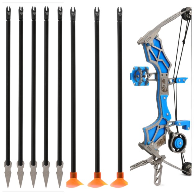 9" Mini Compound Bow Arrows Set Target  Practice Gift