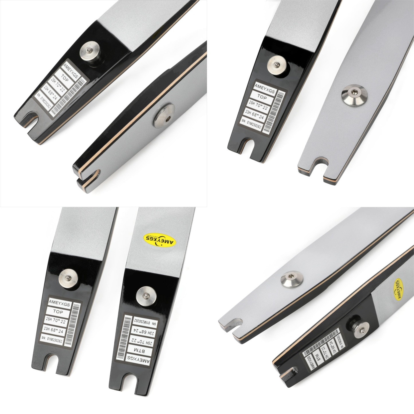 ILF Recurve Limbs Entry-Level Beginner Fiberglass Maple 66" 68" 70"