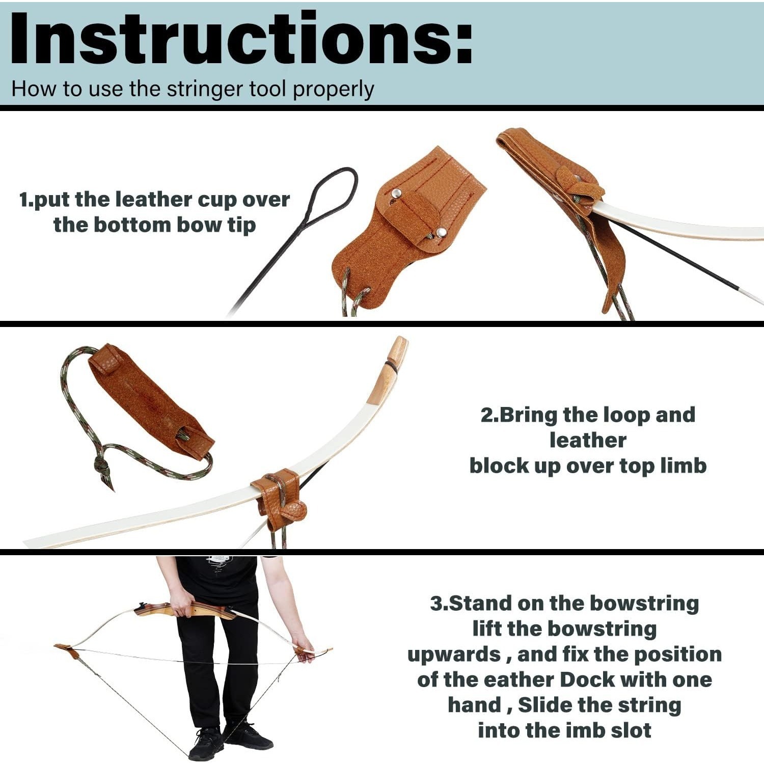 Professional Recurve Bow Stringer