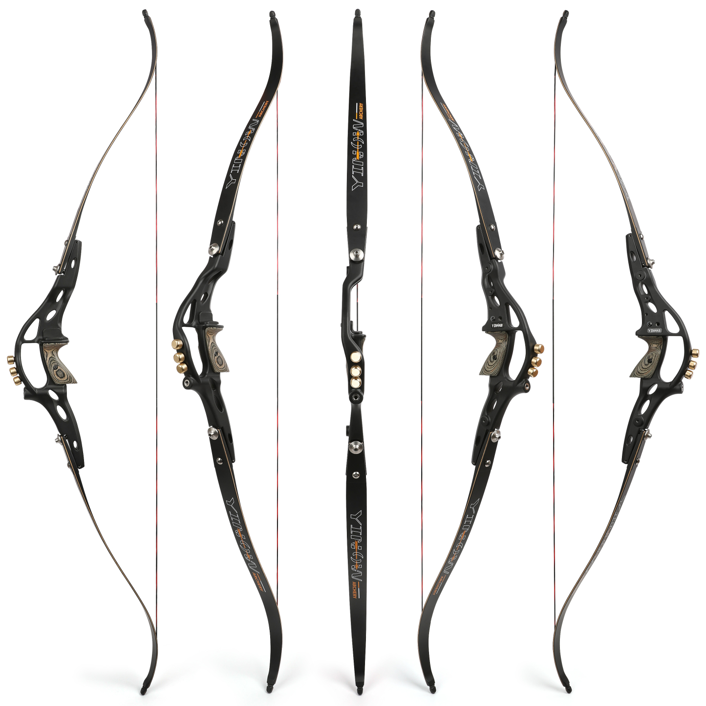 WOLFMAN ILF Recurve Bow 20-50lbs Bamboo Limbs Archery Target Shooting