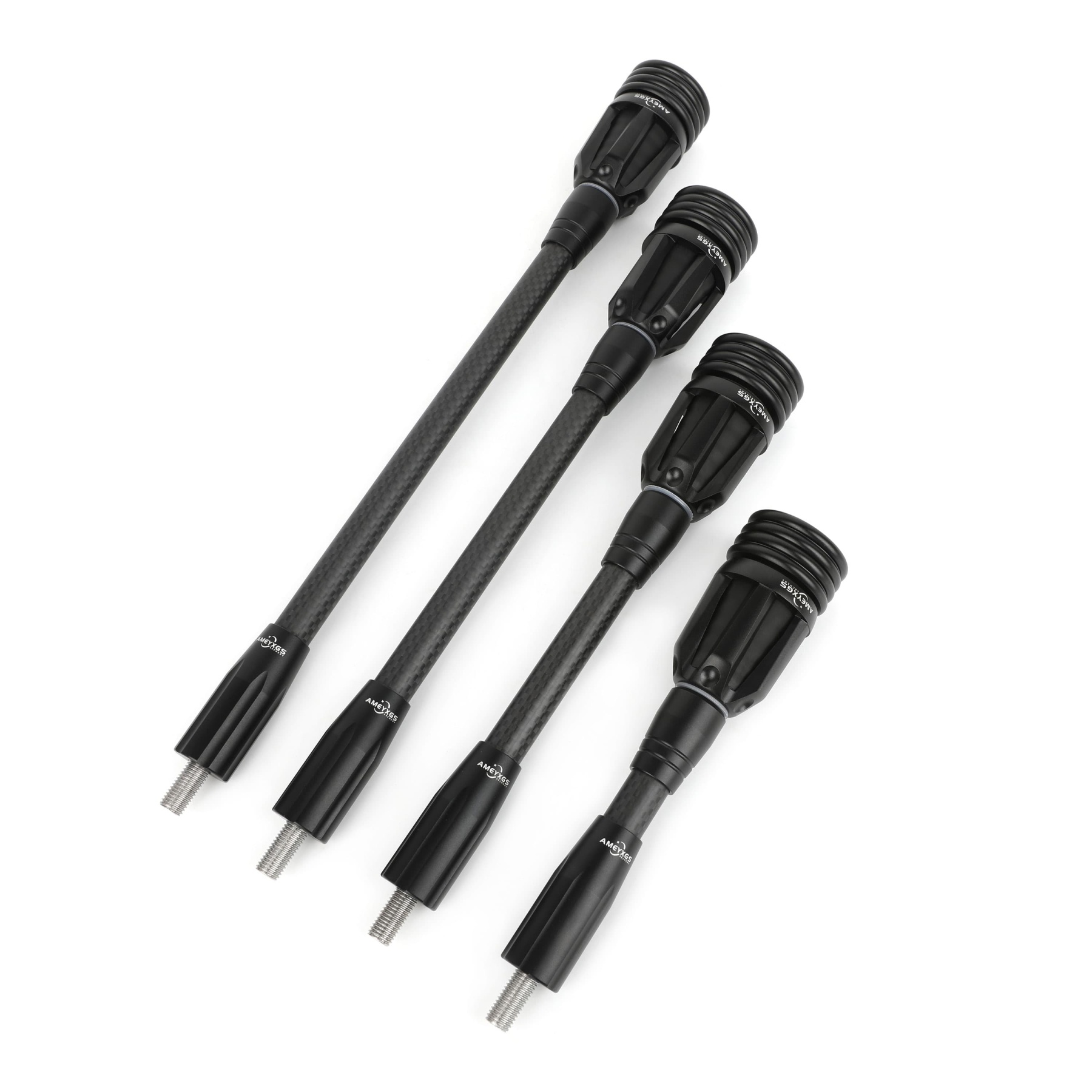 6" 8" 10" 12" Carbon Bow Stabilizer Balance Bar Archery Compound bow Dampener Rod