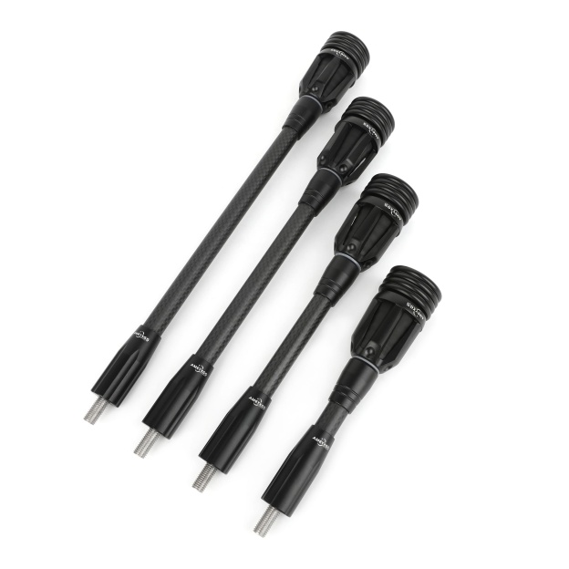 6" 8" 10" 12" Carbon Bow Stabilizer Balance Bar Archery Compound bow Dampener Rod