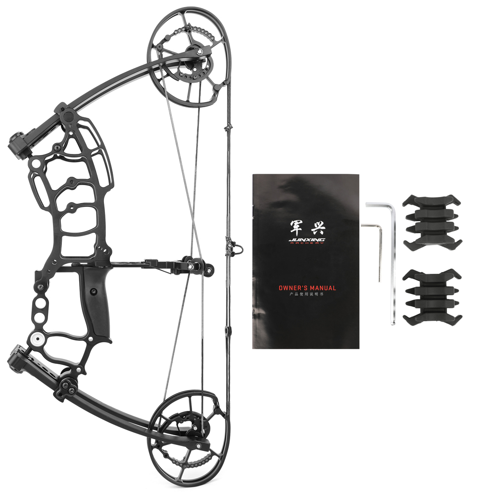 JUNXING M109K Compound Bow Dual-Use 40-65lbs Archery Hunting RH LH