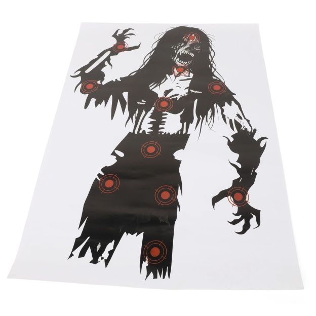 Tactical Paper Target Faces 45×40cm 10 Rings Archery Target Practice