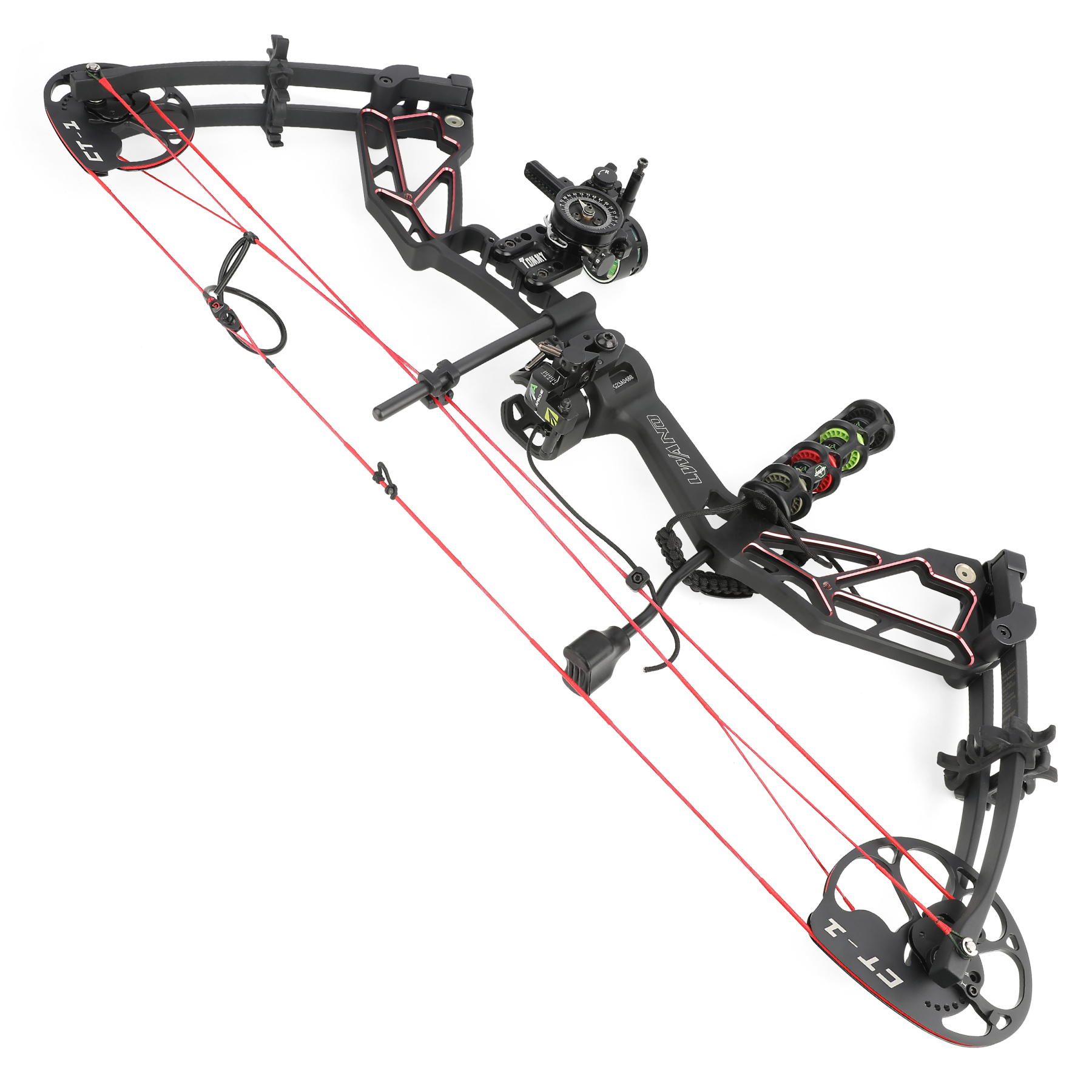 WOLFMAN Archery Compound Bow Arrows 30-70lbs Target Shooting RH