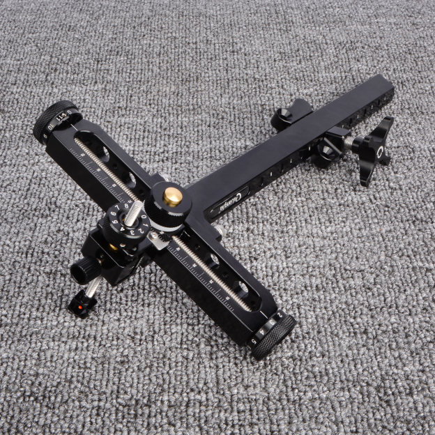 AKT-QT517B 9" Recurve Bow Sight, CNC Aluminum Target Sight