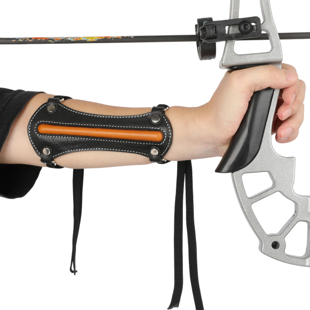 Leather Archery Arm Guard Durable Protection Cowhide Sheepskin
