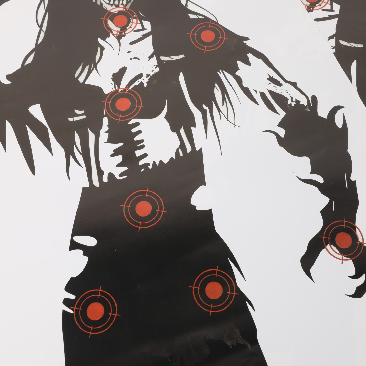 Tactical Paper Target Faces 45×40cm 10 Rings Archery Target Practice