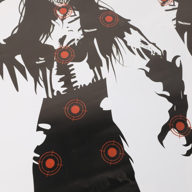 Tactical Paper Target Faces 45×40cm 10 Rings Archery Target Practice