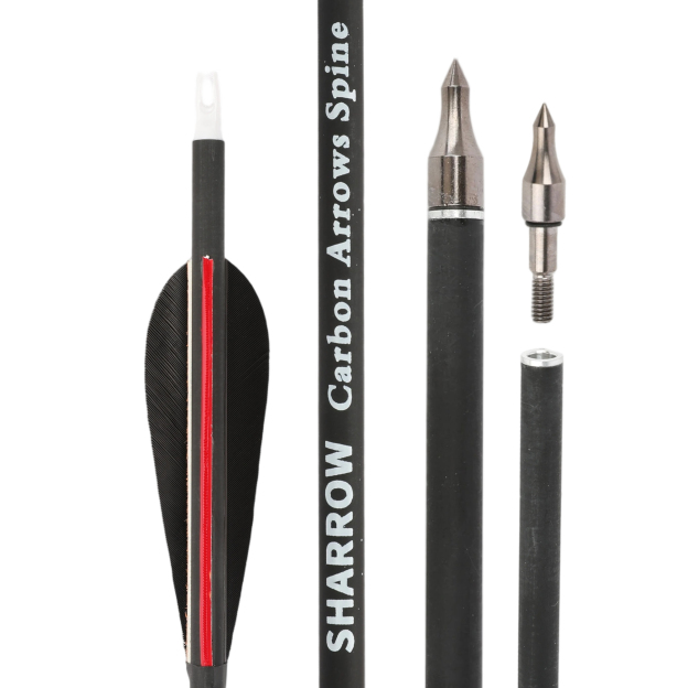Carbon Arrows Natural Feather Spine 500 Hunting Practice