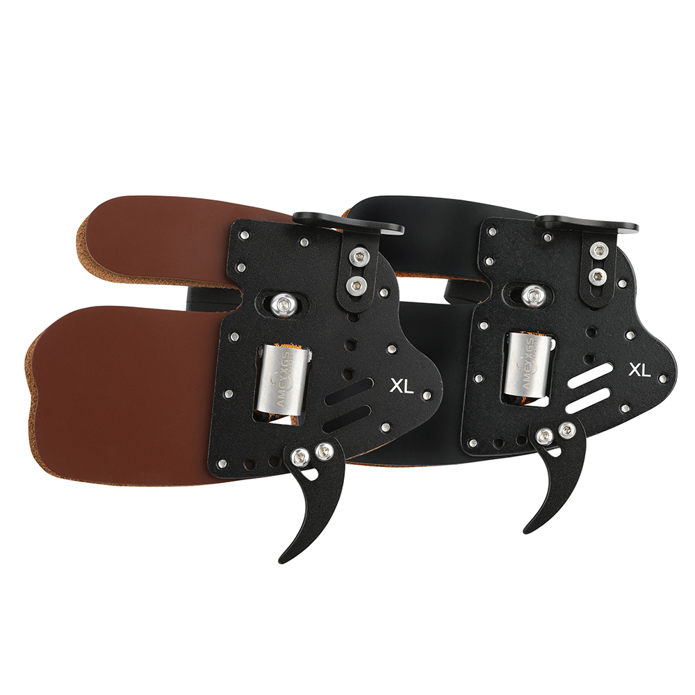 Finger Tab Archery Guard Cow Leather Bowstring Protector Gear LH RH