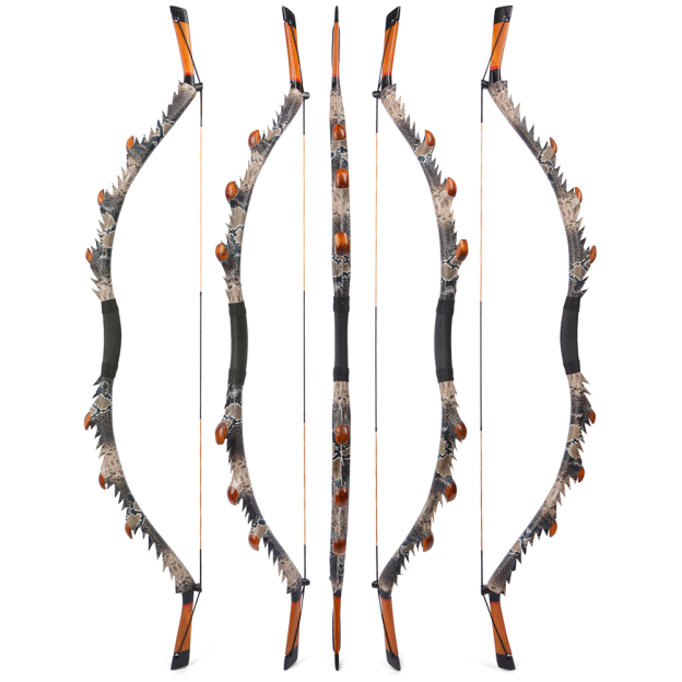 Archery Recurve Bow Kit  35/45/55lbs Wooden Takedown Hunting Split Bow