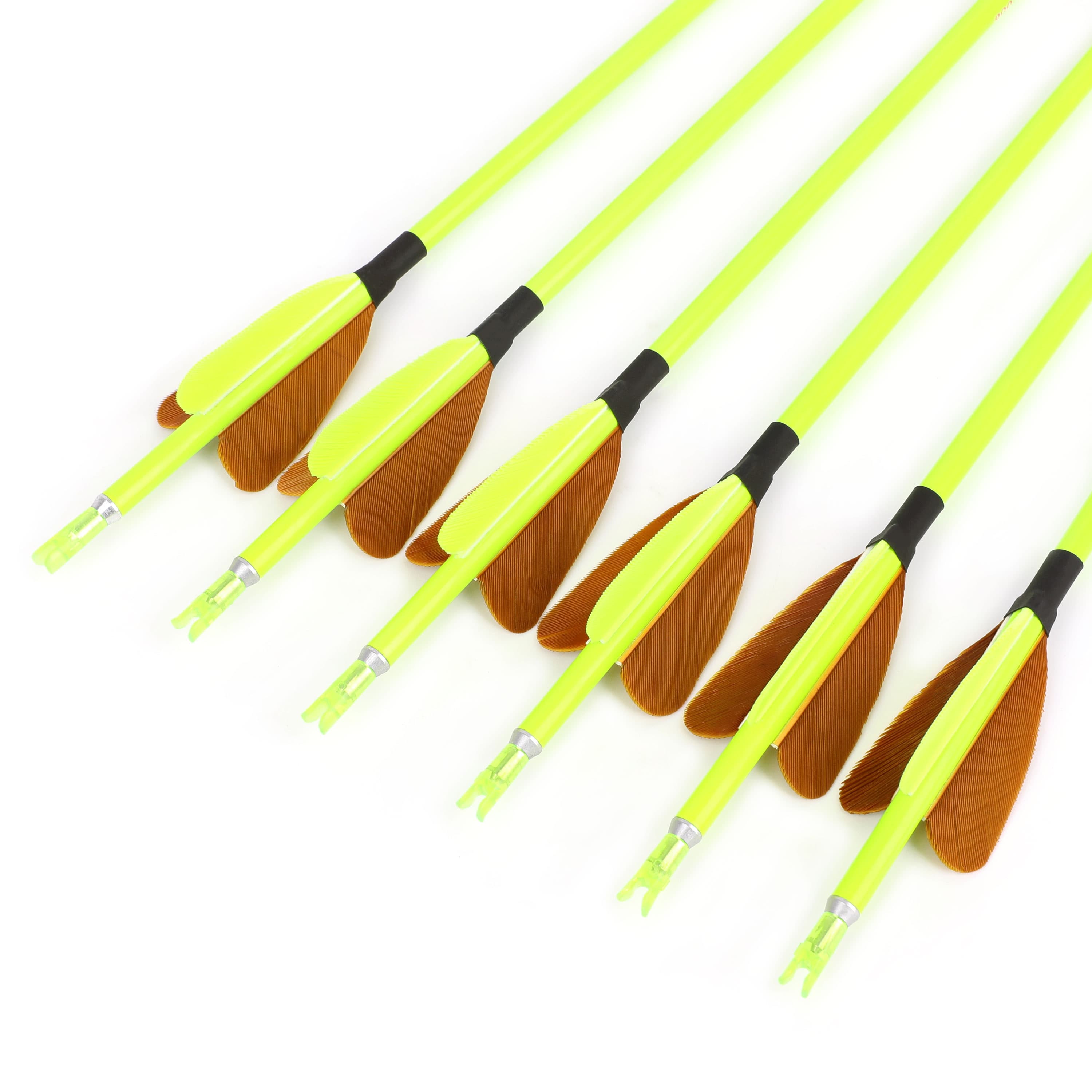 32inch Carbon Arrows Spine500 Archery Turkey Feather for Target Hunting