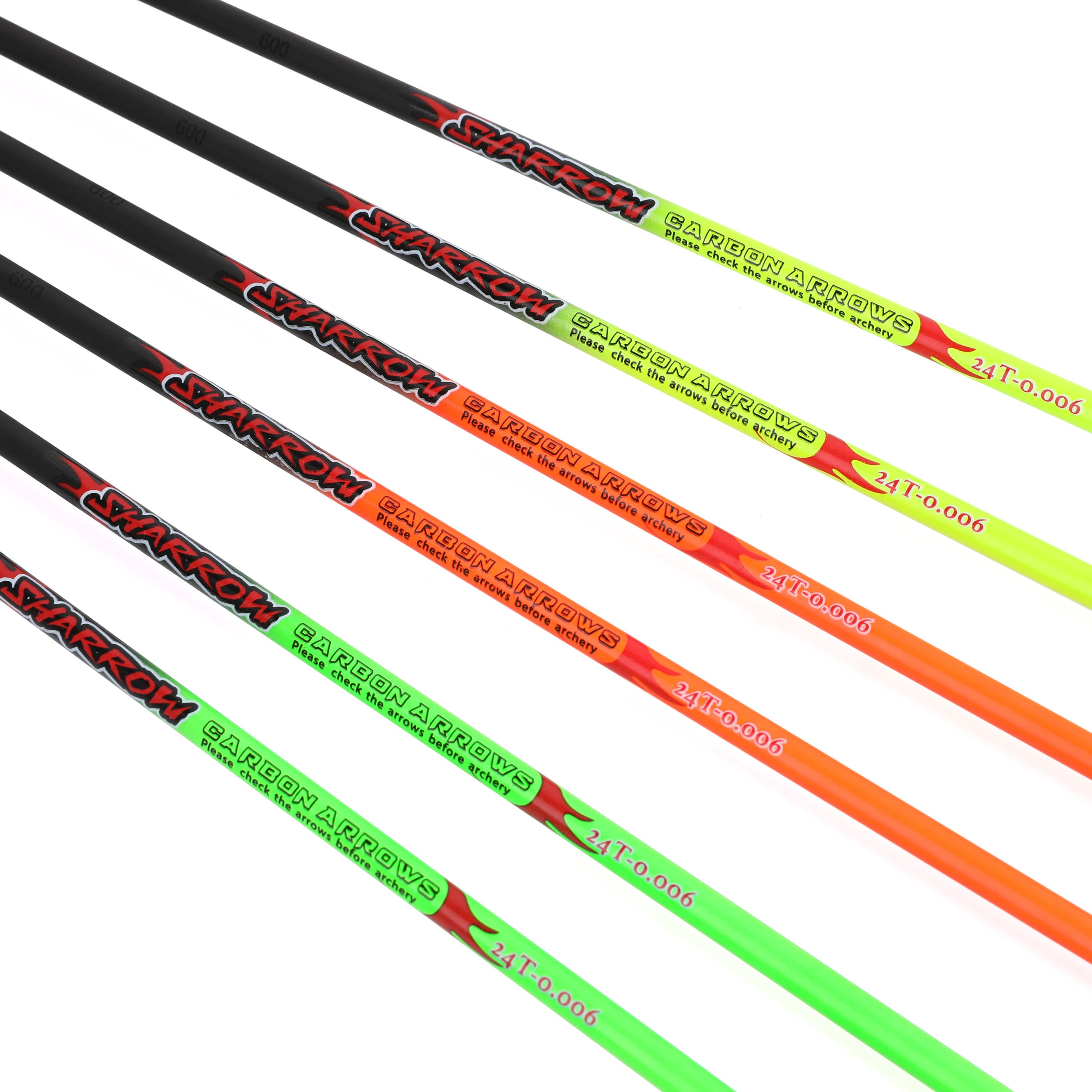 32inch Carbon Arrows Spine500 Archery Turkey Feather for Target Hunting