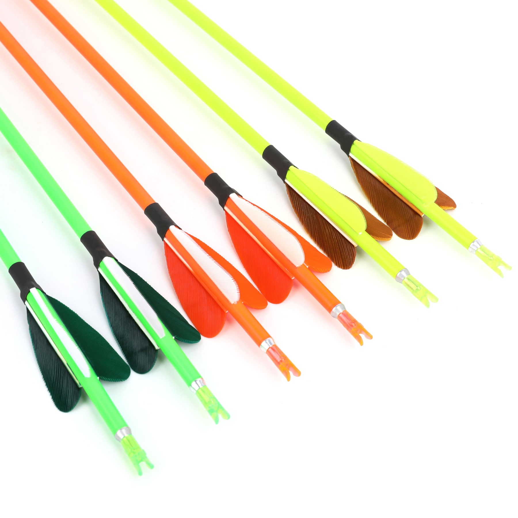 32inch Carbon Arrows Spine500 Archery Turkey Feather for Target Hunting