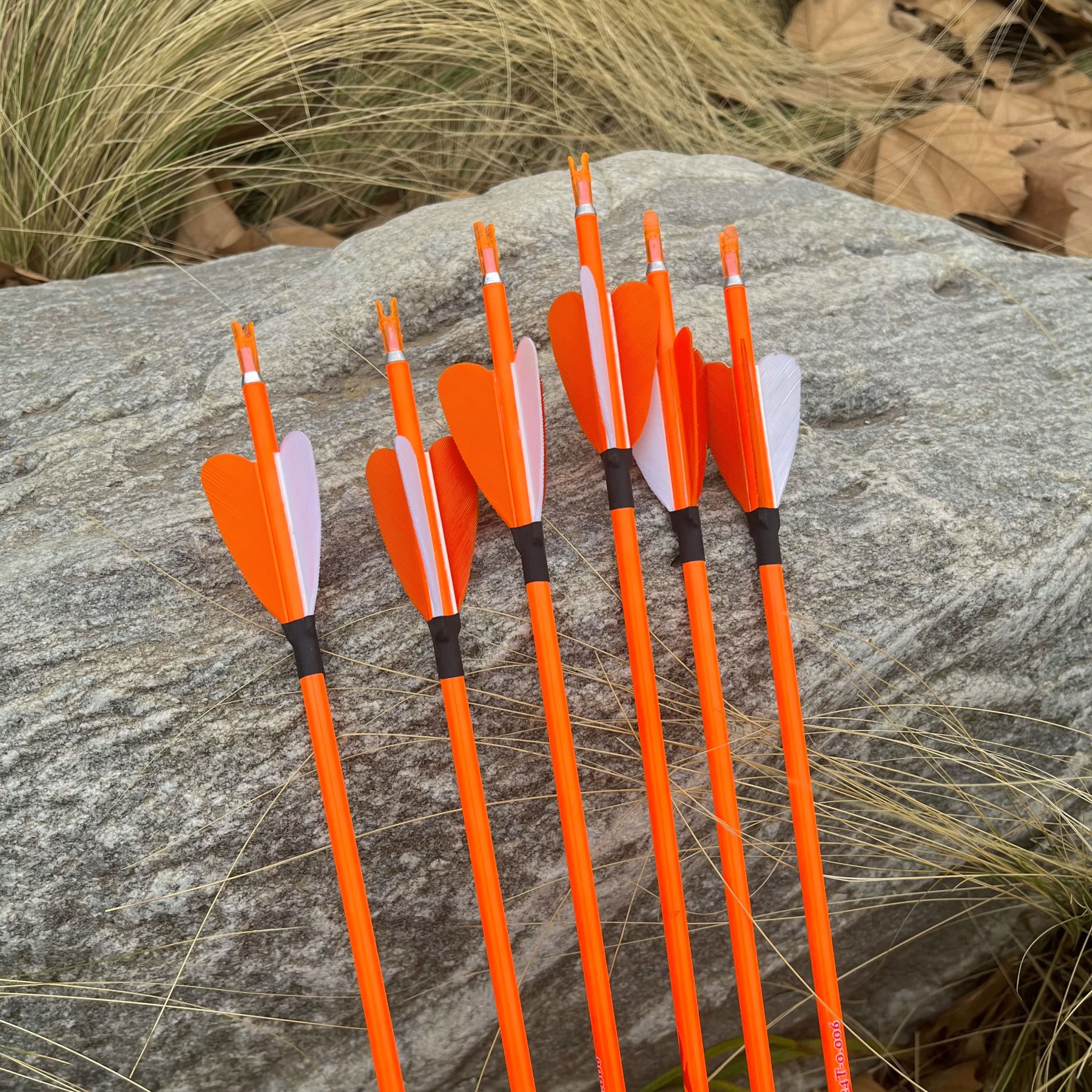 32inch Carbon Arrows Spine500 Archery Turkey Feather for Target Hunting