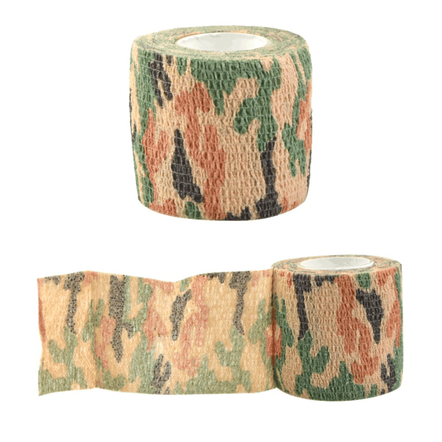 Outdoor Camo Tape Self-Sticking Wrap for Target Shooting Gear
