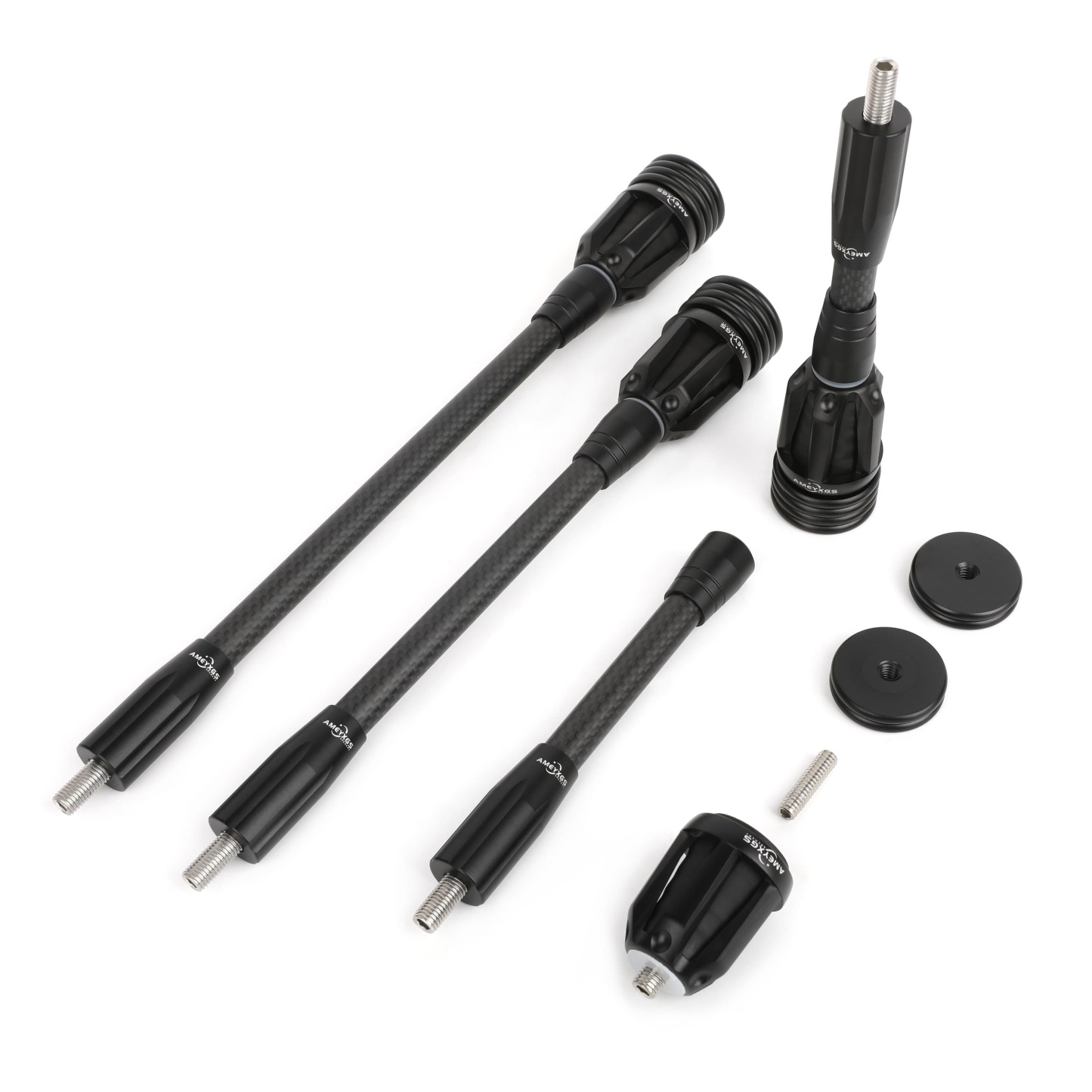 6" 8" 10" 12" Carbon Bow Stabilizer Balance Bar Archery Compound bow Dampener Rod