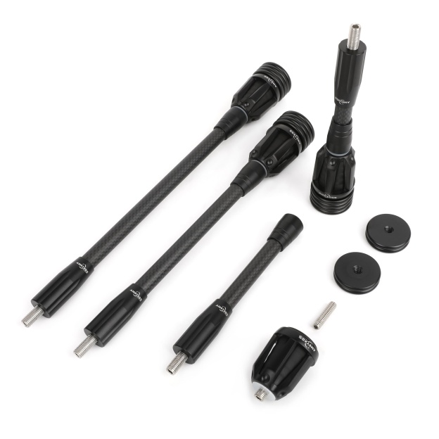 6" 8" 10" 12" Carbon Bow Stabilizer Balance Bar Archery Compound bow Dampener Rod