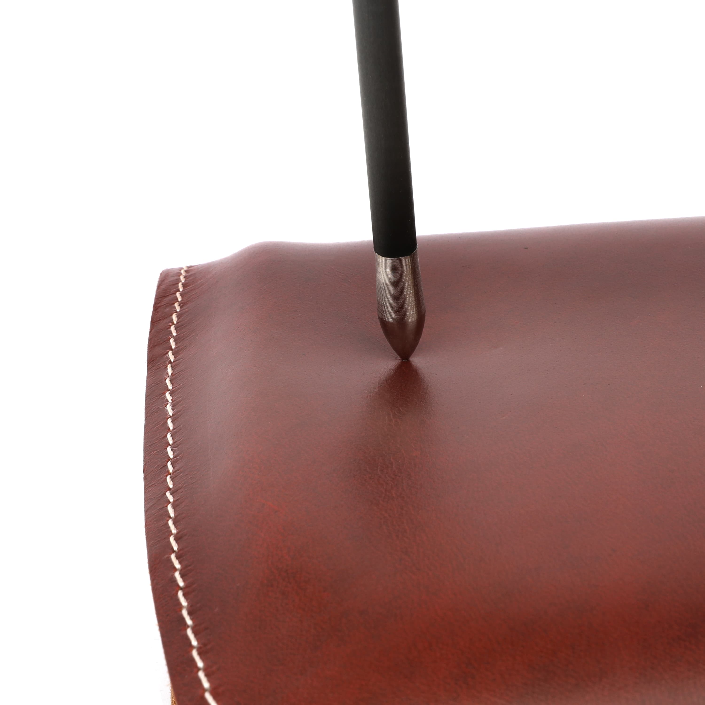 Traditional Horseback Archery Quiver Oil-Waxed Leather Arrow Holder